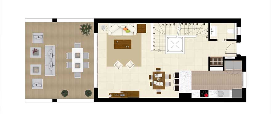 Rijtjeshuis Mijas Costa € 539.000,-
