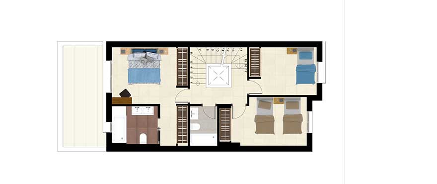 Rijtjeshuis Mijas Costa € 539.000,-